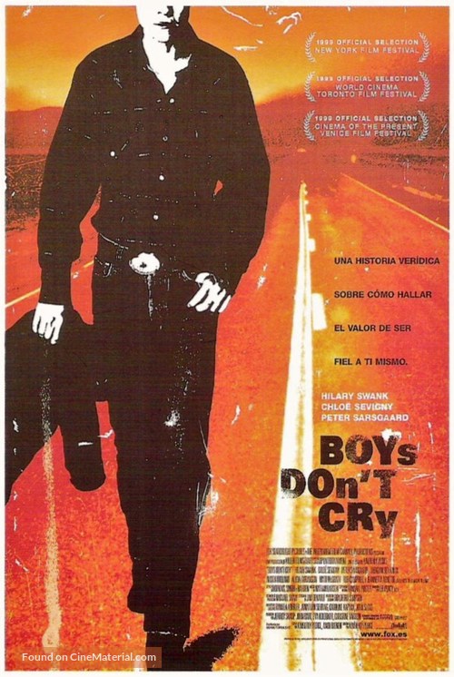 Boys Don&#039;t Cry - Spanish Movie Poster