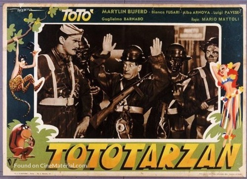 Tot&ograve; Tarzan - Italian Movie Poster