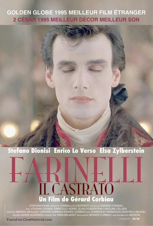 Farinelli - French Re-release movie poster
