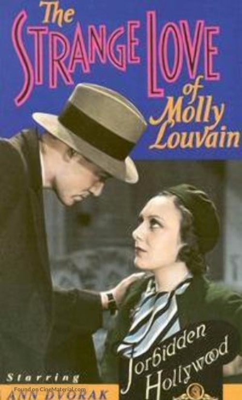 The Strange Love of Molly Louvain - VHS movie cover