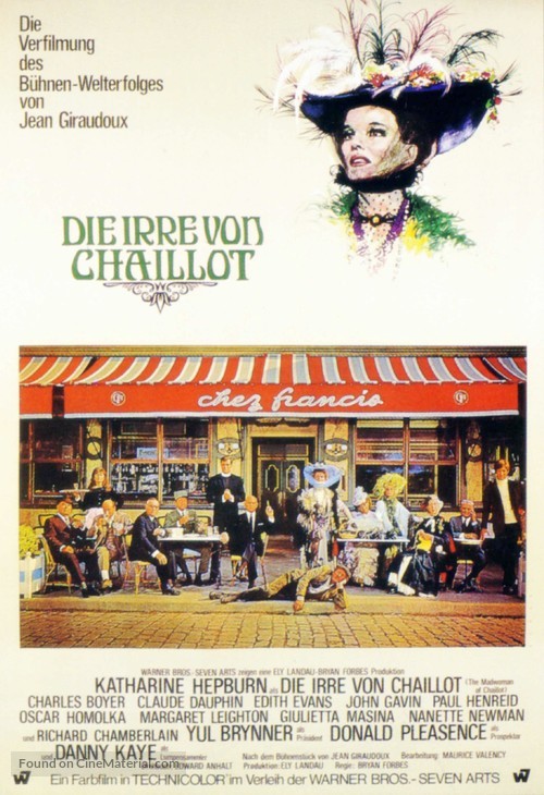 The Madwoman of Chaillot - German Movie Poster