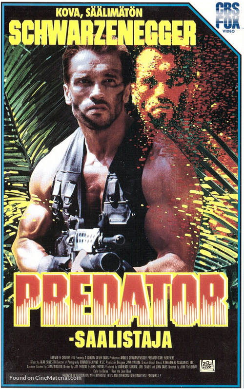Predator - Finnish Movie Cover
