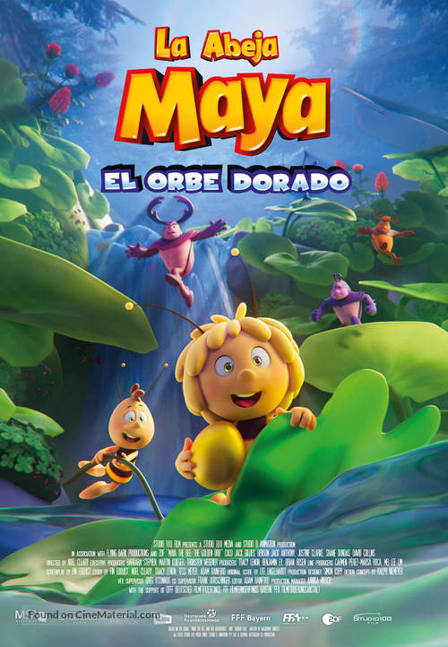 Maya the Bee 3: The Golden Orb - Spanish Movie Poster