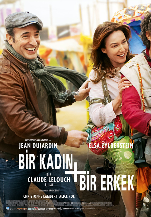 Un plus une - Turkish Movie Poster