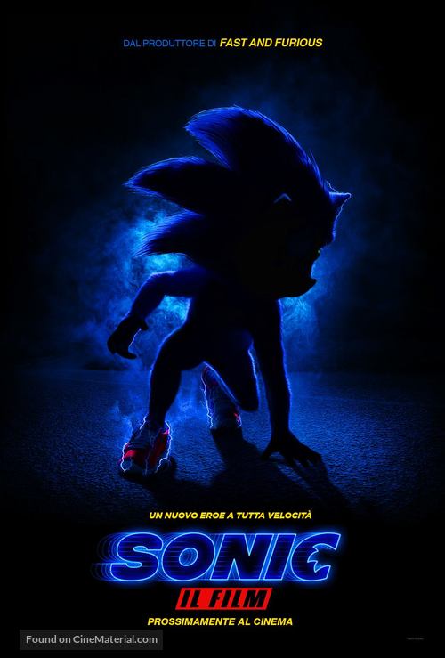 Sonic the Hedgehog - Italian Movie Poster