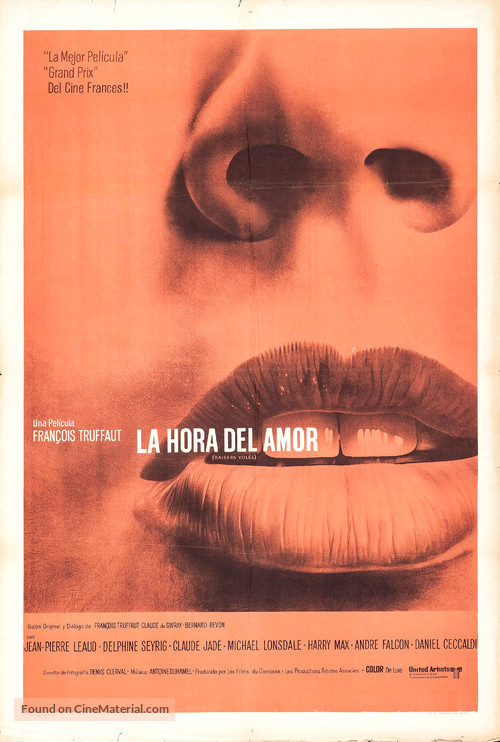 Baisers vol&eacute;s - Argentinian Movie Poster