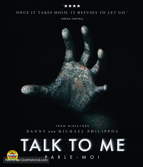 Talk to Me - Canadian Blu-Ray movie cover