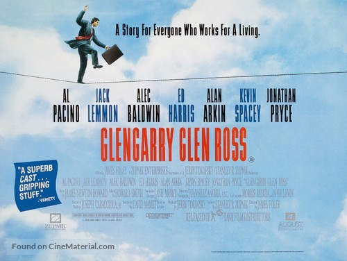 Glengarry Glen Ross - British Movie Poster