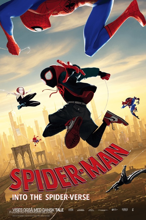 Spider-Man: Into the Spider-Verse - Danish Movie Poster