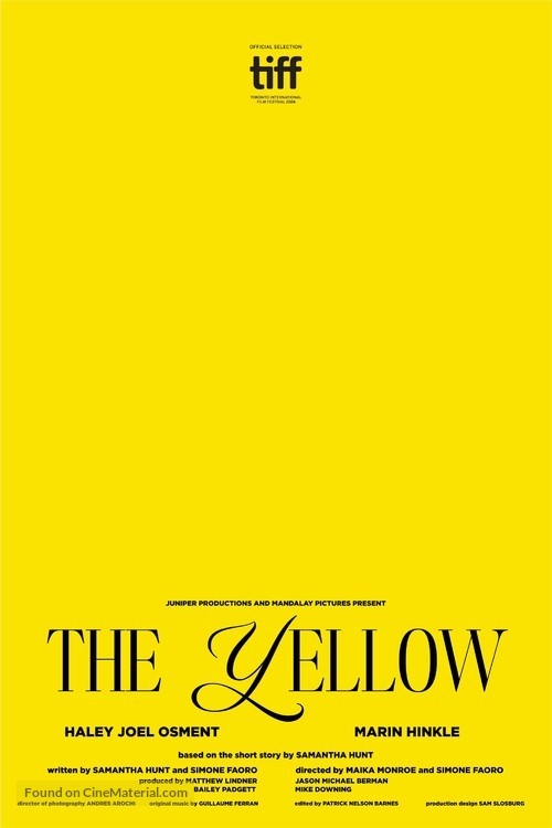 The Yellow - Movie Poster