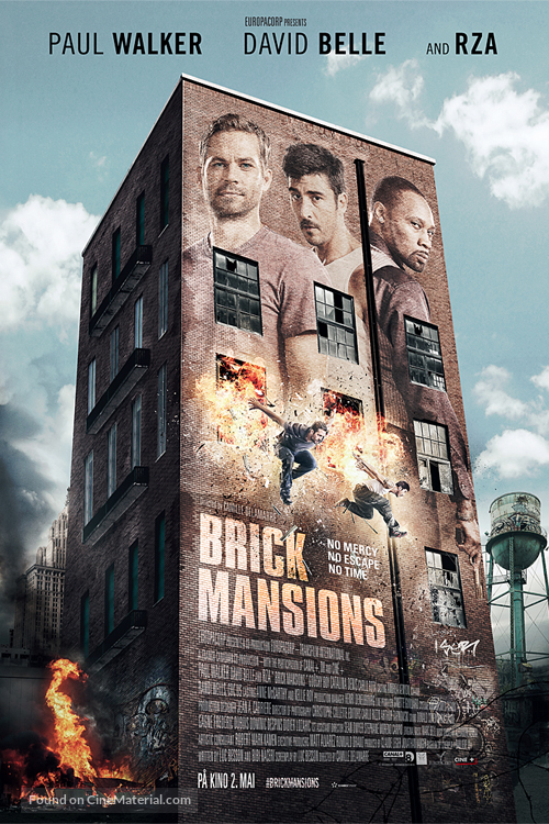 Brick Mansions - Norwegian Movie Poster