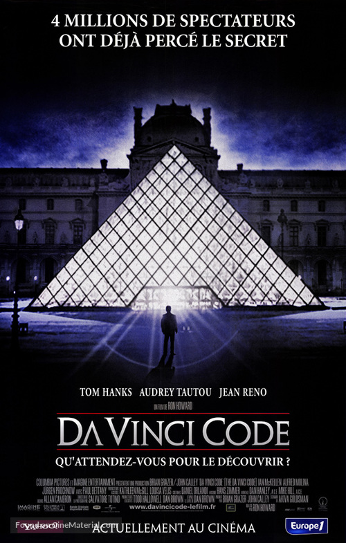 The Da Vinci Code - French Movie Poster