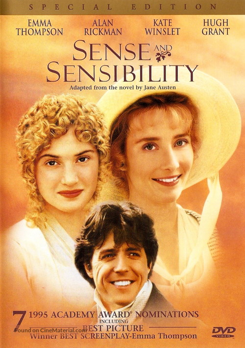 Sense and Sensibility - DVD movie cover