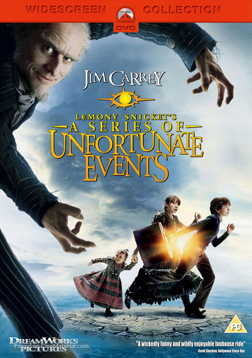 Lemony Snicket&#039;s A Series of Unfortunate Events - British DVD movie cover