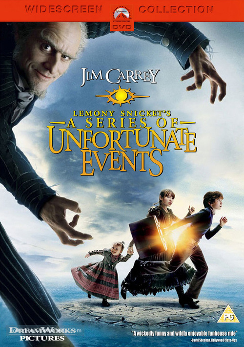 Lemony Snicket&#039;s A Series of Unfortunate Events - British DVD movie cover
