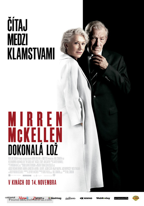 The Good Liar - Slovak Movie Poster