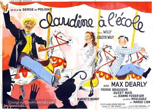 Claudine &agrave; l&#039;&eacute;cole - French Movie Poster