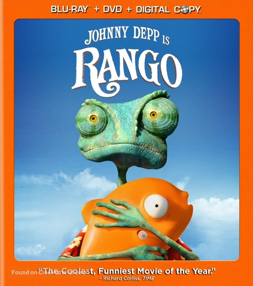 Rango - Blu-Ray movie cover