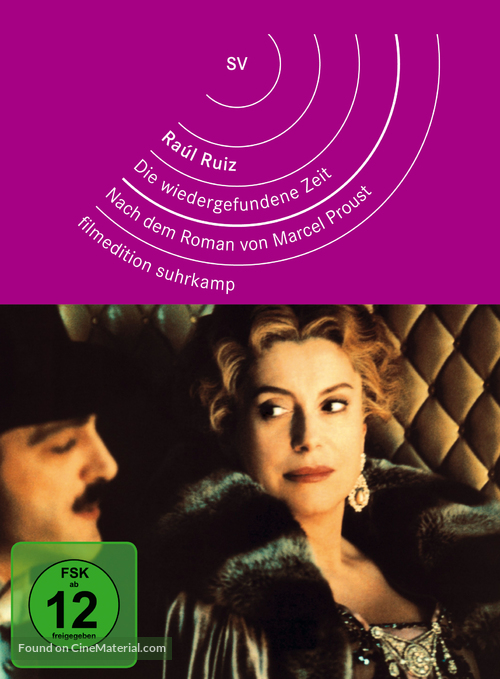 Temps retrouv&eacute;, d&#039;apr&egrave;s l&#039;oeuvre de Marcel Proust, Le - German DVD movie cover