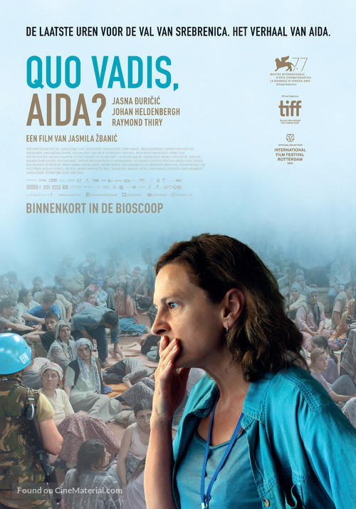 Quo vadis, Aida? - Dutch Movie Poster