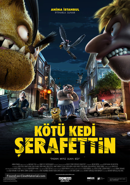 K&ouml;t&uuml; Kedi Serafettin - Turkish Movie Poster