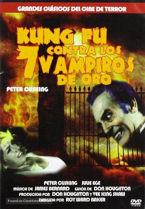 The Legend of the 7 Golden Vampires - Spanish Movie Cover