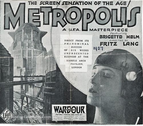 Metropolis - British poster