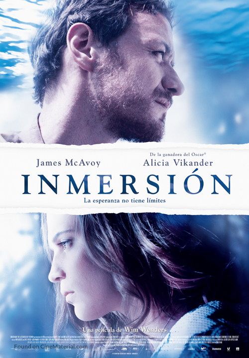 Submergence - Spanish Movie Poster