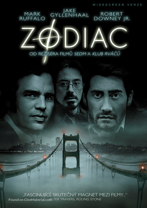 Zodiac - Czech DVD movie cover