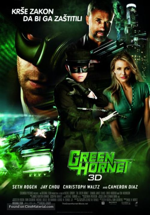 The Green Hornet - Serbian Movie Poster