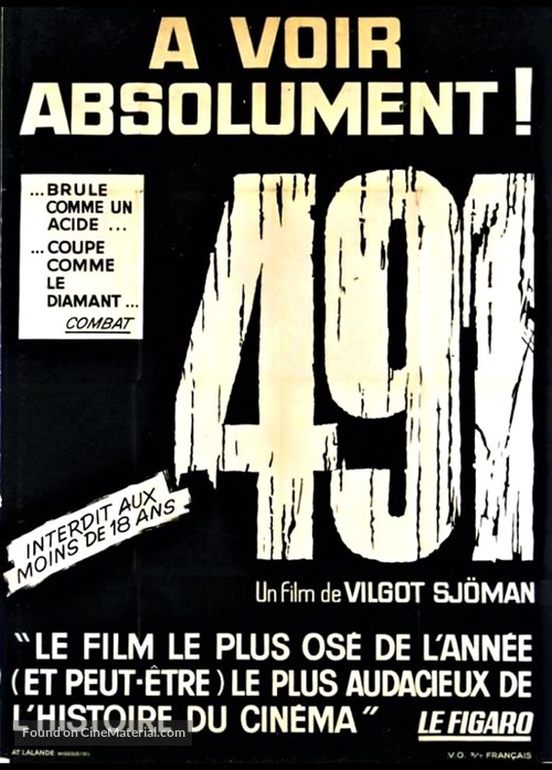 491 - French Movie Poster