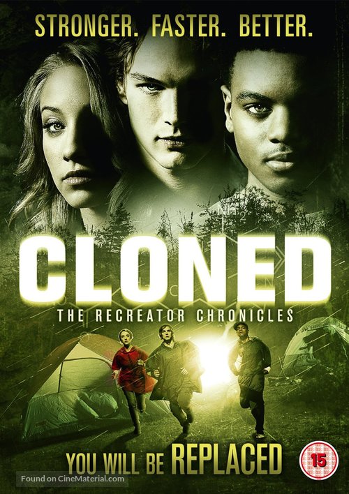 CLONED: The Recreator Chronicles - British DVD movie cover