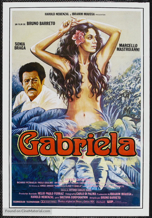 Gabriela, Cravo e Canela - Brazilian Movie Poster