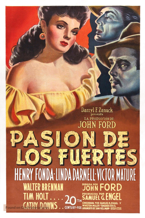 My Darling Clementine - Puerto Rican Movie Poster