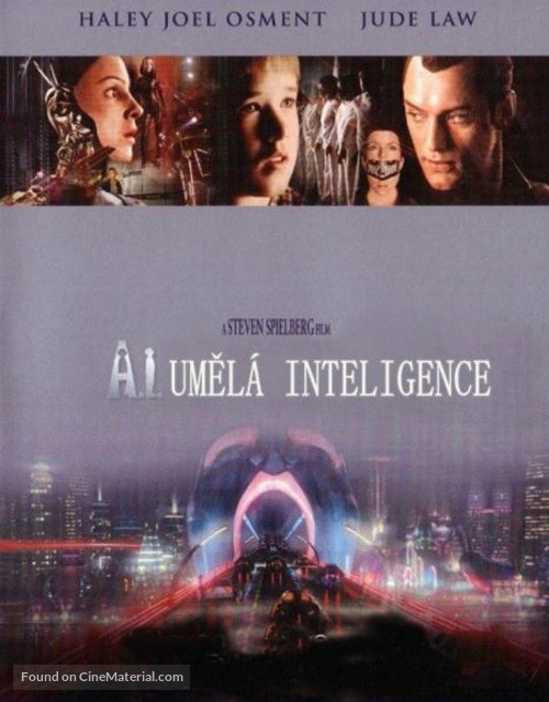 Artificial Intelligence: AI - Czech Blu-Ray movie cover