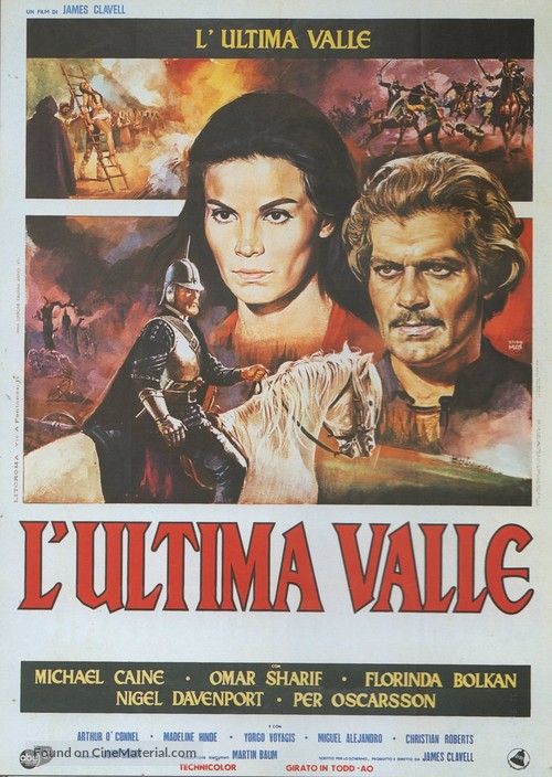 The Last Valley - Italian Movie Poster