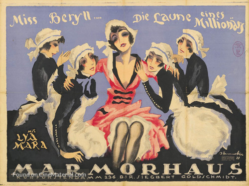 Miss Beryll... die Laune eines Million&auml;rs - German Movie Poster