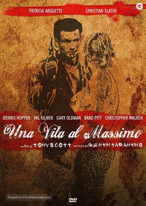 True Romance - Italian DVD movie cover