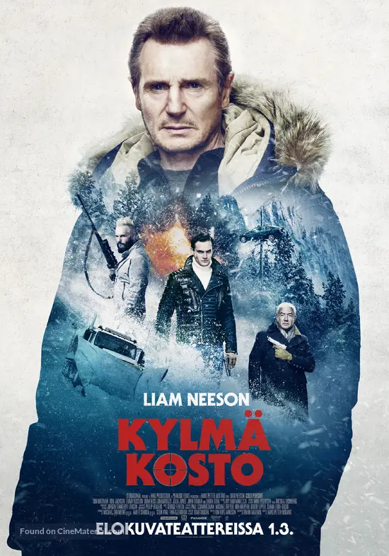 Cold Pursuit - Finnish Movie Poster