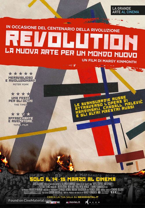 Revolution: New Art for a New World - Italian Movie Poster