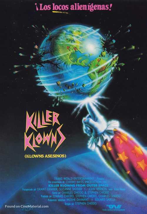 Killer Klowns from Outer Space - Spanish Movie Poster