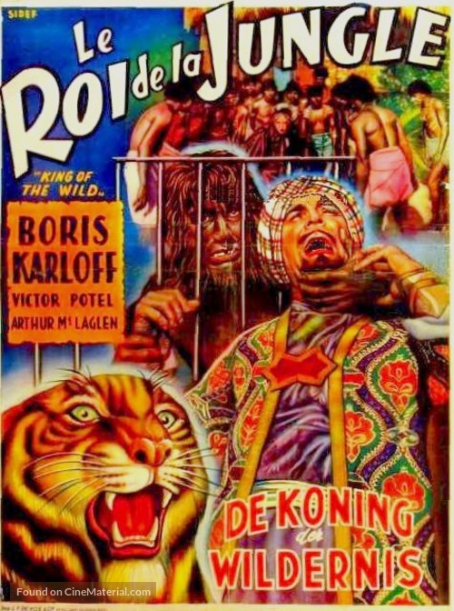 King of the Wild - Belgian Movie Poster