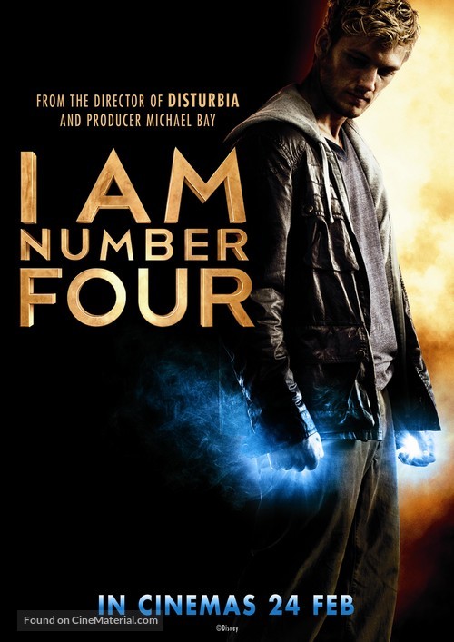 I Am Number Four - Singaporean Movie Poster
