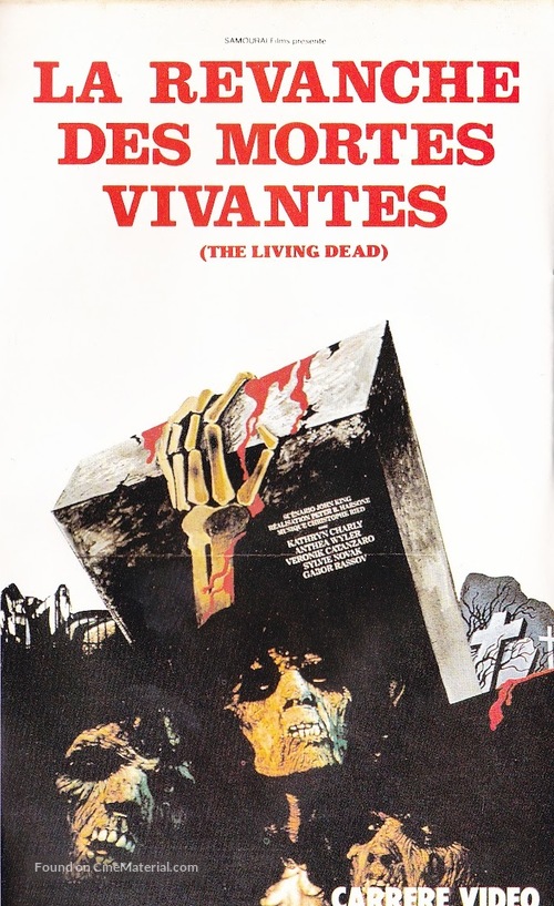 La revanche des mortes vivantes - French VHS movie cover