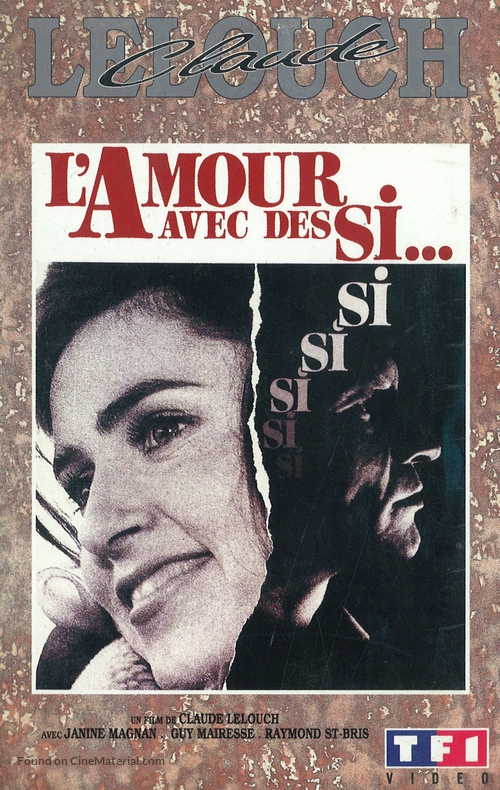 Amour avec des si, L&#039; - French VHS movie cover