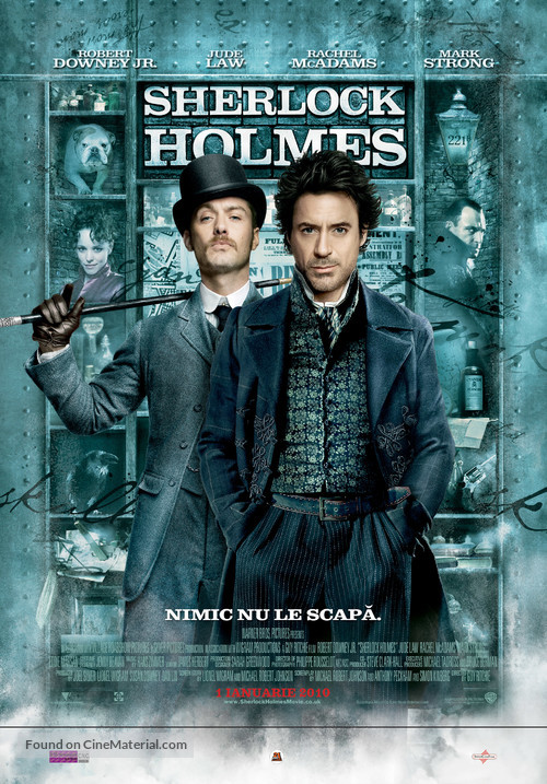 Sherlock Holmes - Romanian Movie Poster