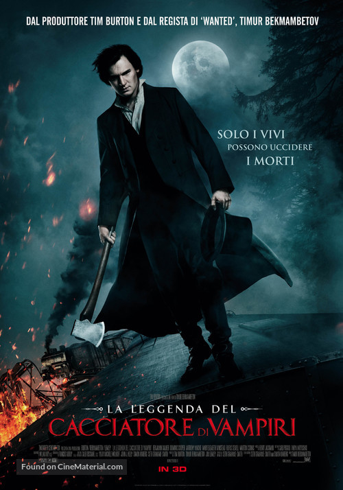 Abraham Lincoln: Vampire Hunter - Italian Movie Poster