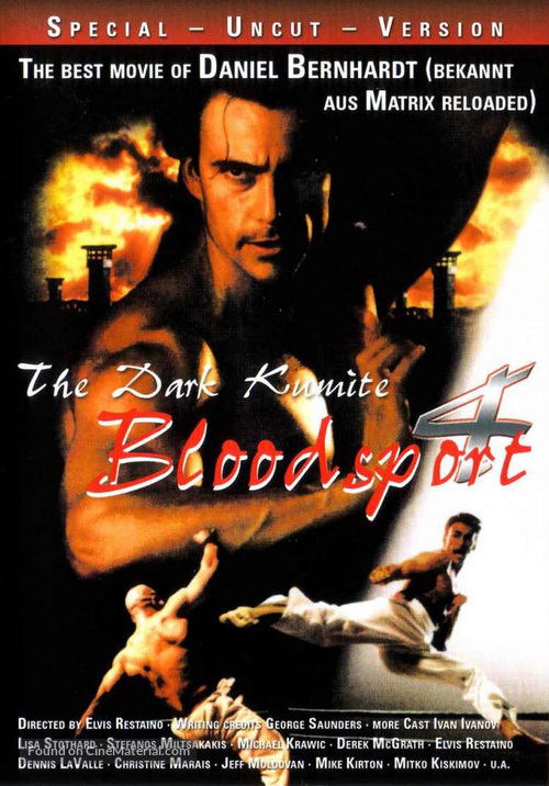 Bloodsport: The Dark Kumite - German Movie Cover