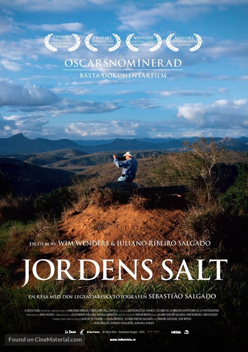 The Salt of the Earth - Swedish Movie Poster