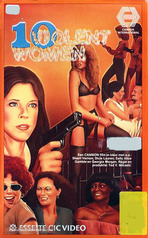 Ten Violent Women - VHS movie cover